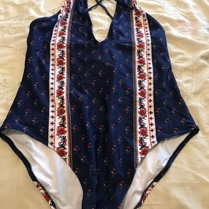 One piece bathing suit